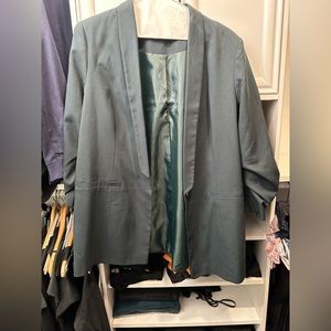 Green blazer